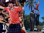 Miami police crack down on rowdy Scotland World Cup fans and their boozy antics as thousands arrive in Florida before Brazil showdown