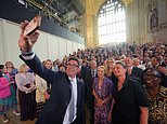 Gissa job Andy! Labour MPs – including Rayner and Streeting – clamour for a selfie with would-be PM Burnham as they bid for a role in his new regime… but Reeves faces chop