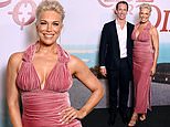 Hannah Waddingham wows in ruched pink halter neck dress as she beams beside her new man Nick at Ride Or Die London screening as pair make their second red carpet appearance