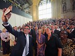 QUENTIN LETTS: Echoes of Shakespeare… with TV beaming live footage of Burnham’s train ride to destiny