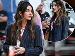 Michelle Keegan rows with a student as she gets into character to shoot tense scenes for new Harlan Coben thriller The Woods on location in Manchester
