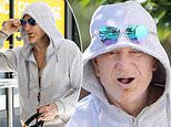Mickey Rourke makes shocking public outing without TEETH… months after being kicked out of LA apartment over unpaid rent