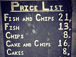When fish and chips were 21p a portion! How the price of a British bucket-and-spade holiday has changed since the 1976 heatwave