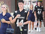 Phil Foden splashes out on new jewellery for his girlfriend Rebecca Cooke during a day out in Cheshire after he missed out on England’s World Cup squad