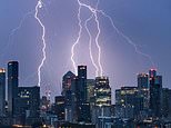 More thunderstorms to hit Britain, Met Office warns – after hundreds of flights were delayed and lightning set homes alight as turbulent heatwave weather ‘intensifies’