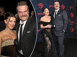 Stranger Things co-stars Millie Bobby Brown and David Harbour end bitter feud as they reunite for new Netflix show