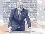 Historic redesign of US passport featuring imposing image of Donald Trump revealed