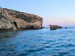 Tourist is crushed to death when Malta’s famous ‘Kissing Elephants’ archway collapses on to his jet ski ‘after US holidaymaker jumps off the rock formation into the sea’