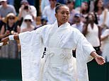 Naomi Osaka arrives at Wimbledon in ANOTHER eye-catching Kimono outfit as tennis star refuses to back down on her ‘fashion show’ despite strict dress code