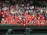 Who’s who in the Royal Box at Wimbledon? Duke of Kent joins football royalty Sir David Beckham at centre court on day one at SW19