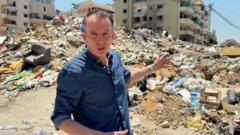 Defiance in Beirut’s Hezbollah stronghold during fragile ceasefire