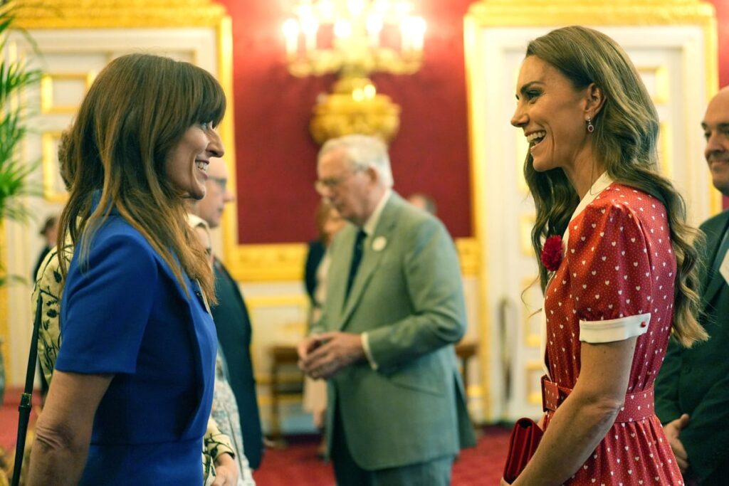 Kate and Davina McCall speak about cancer experiences at charity reception