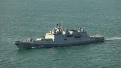 UK investigating reports Russian warship fired warning shots near yacht in English Channel