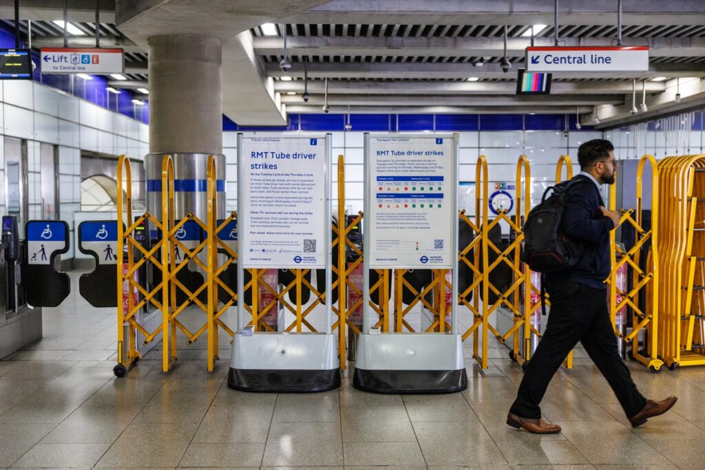 London Tube strike and thunderstorm forecast spells travel misery for millions of commuters