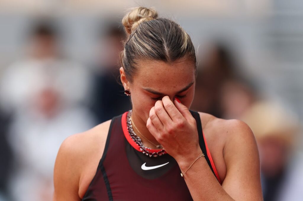 French Open: Aryna Sabalenka stunned by Diana Shnaider as world No1 crashes out in quarter-finals