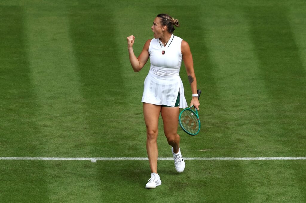 Wimbledon 2026: Aryna Sabalenka responds to Teodora Kostovic fighting talk with dominant win