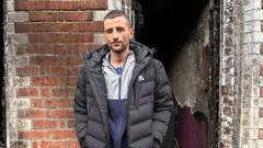 ‘I will never get over watching my home burn’: Belfast residents reel after night of unrest