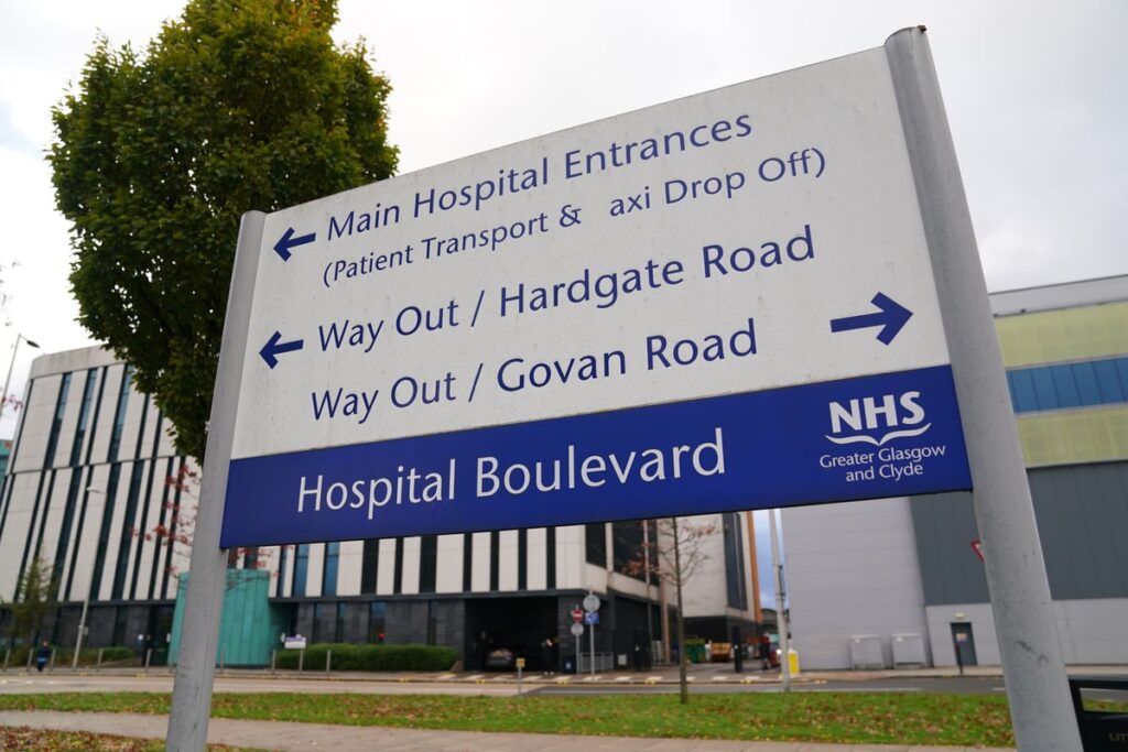 Patient being tested for Ebola virus at Glasgow hospital