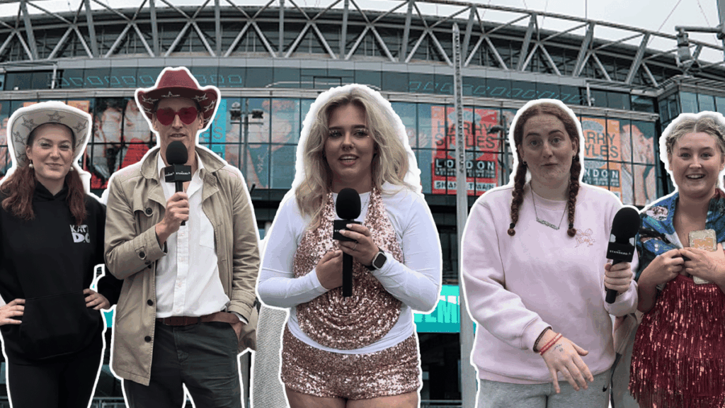 Harry Styles superfans travel 4,000 miles to watch him at Wembley – and even have tattoos of the singer