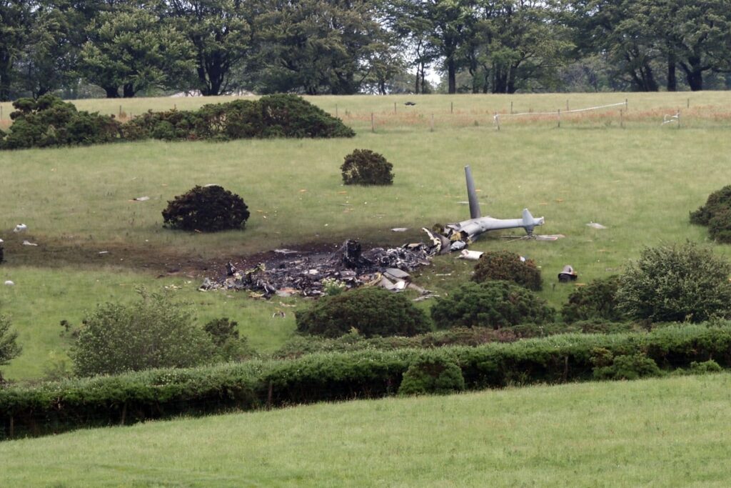 Three members of Royal Navy killed as helicopter crashes on training exercise
