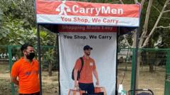 Now you can hire people to carry your shopping bags in Delhi – will it work?