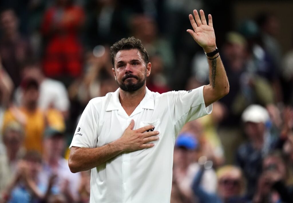Stan Wawrinka bids tearful Wimbledon goodbye after losing to Matteo Berrettini