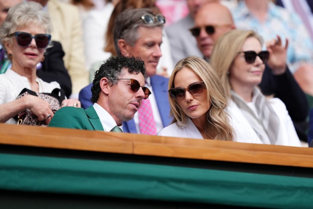 Who’s in the Royal Box at Wimbledon? Rory McIlory and Richard E Grant among stars at championships on Day 3