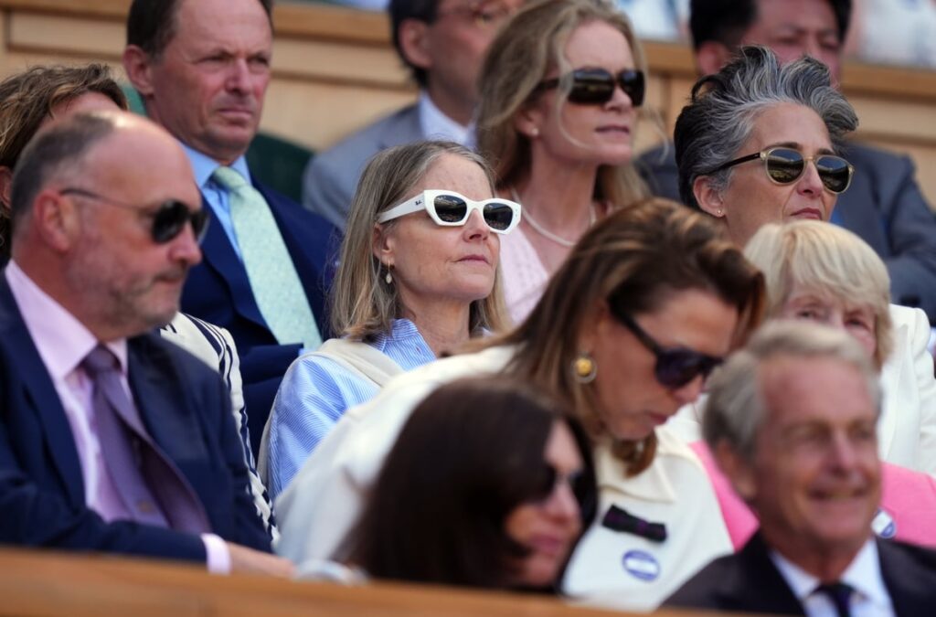 Who’s in the Royal Box at Wimbledon? Jodie Foster, Davina McCall and Hannah Waddingham among stars on Day 13