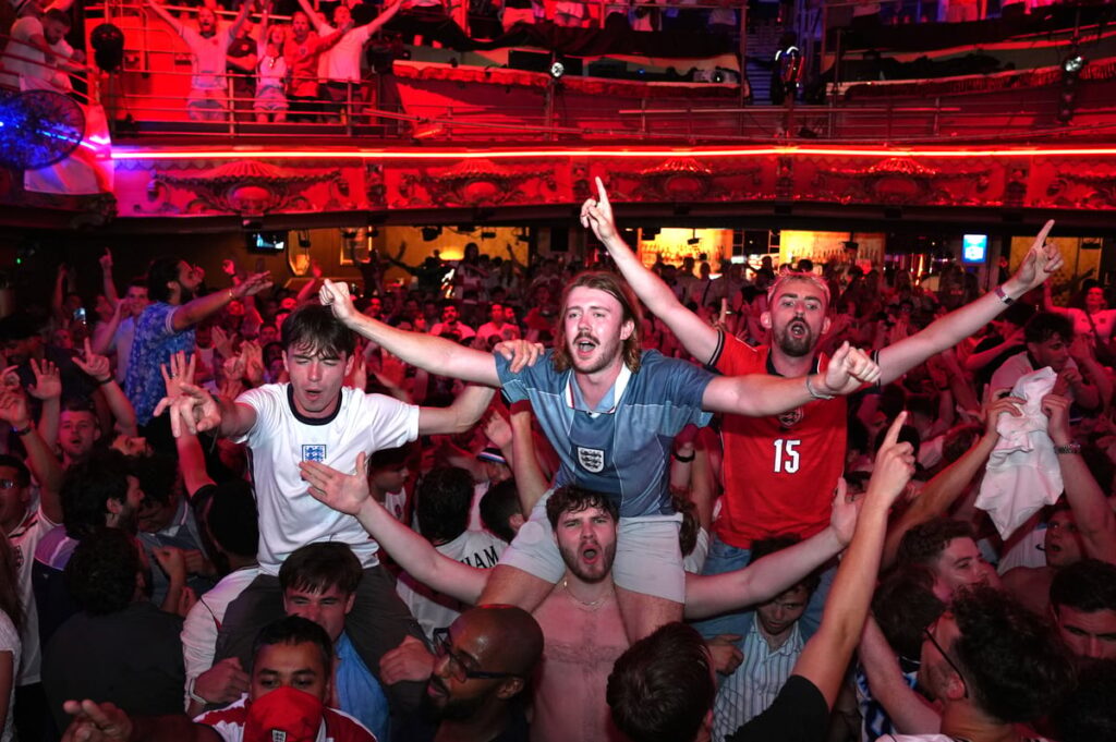 Ten best photos as London erupts after England’s World Cup win