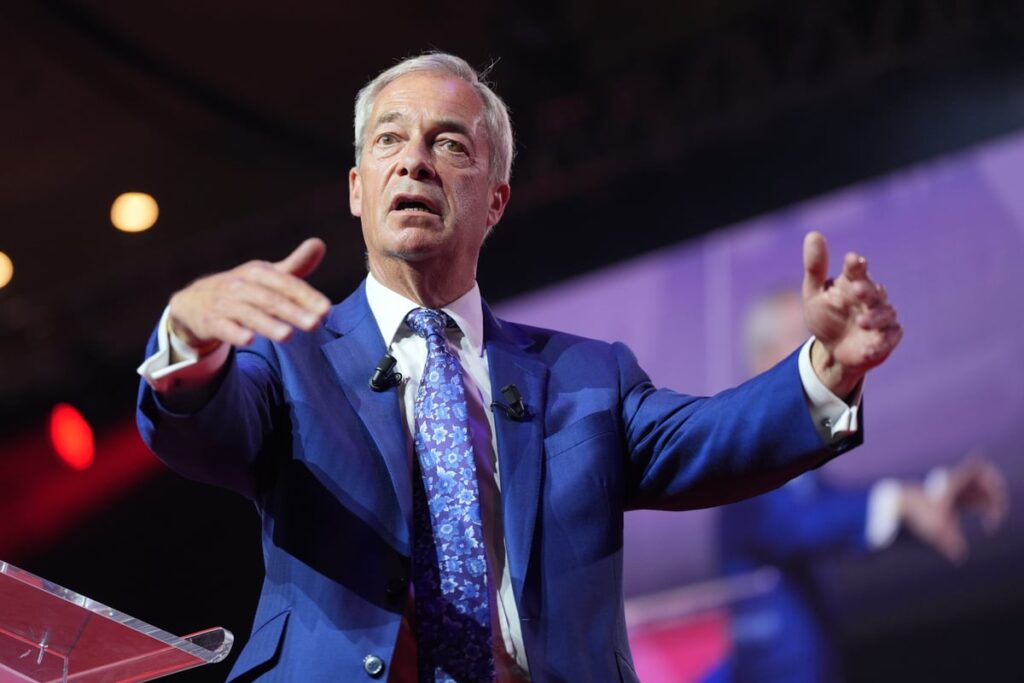 All the claims Nigel Farage made about Andy Burnham as Reform leader demands general election
