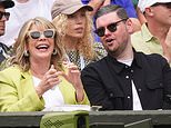 Ruth Langsford leads the celebs at Wimbledon as she arrives with ex Eamonn Holmes’ son Niall after he sided with his stepmother in couple’s divorce battle