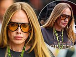 Adele makes a rare public appearance as she steps out in a Lando Norris tee at British Grand Prix in Silverstone – after admitting she shares a Formula One ‘obsession’ with her son, 13