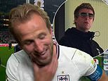 Liam Gallagher pokes fun at Harry Kane losing his voice in hilarious post-match interview after singing Wonderwall with England fans following World Cup win