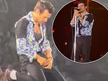 Harry Styles suffers an awkward wardrobe malfunction during his final Wembley show as fans joke they were given a ‘free view’ of his underwear