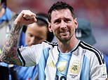 Lionel Messi in floods of tears after Argentina score THREE in 13 minutes to complete great World Cup escape against Egypt