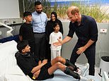 Prince Harry visits Birmingham Children’s Hospital while King Charles keeps busy in London and William heads to Hastings