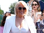 Hannah Waddingham, Lily James and Priyanka Chopra wow in Wimbledon white as the women take centre stage on and off the court with the first semi-finals underway