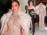 Jennifer Lopez is upstaged by her own SISTER in rivaling racy gown as the duo kick off singer’s 57th birthday celebrations in Paris