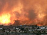 Two British tourists trapped in deadly wildfire in Spain are found alive ‘with 40 per cent burns’ after police heard ‘very faint sound’