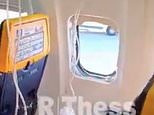 How Ryanair passenger who was sucked out of plane window was saved by his hero wife who held onto his feet for five minutes 