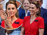 Cheers for Kate! Princess of Wales gets standing ovation in Wimbledon royal box at Women’s Singles Final