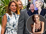 Geri and Christian Horner arrive for F1 ace David Coulthard’s wedding to Swedish model 20 years his junior in star-studded ceremony in Scotland