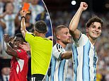 Argentina set up titanic World Cup semifinal against England with extra-time victory over Switzerland after Breel Embolo’s embarrassing red card