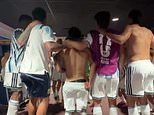Argentina’s players sing that they will beat England at the World Cup ‘for the Falklands’ in series of anti-English chants before semi-final grudge match