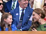 Smiles worth a thousand words: Kate and Charlotte beam at each other in heartfelt moment during Wimbledon Men’s final