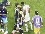 New footage emerges of Jude Bellingham clashing with jubilant Argentina players on the pitch as they celebrate sending England home from the World Cup