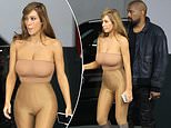Bianca Censori puts on daring display in a busty NUDE ensemble with Kanye West on Los Angeles outing