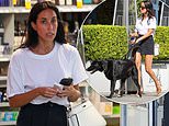 Brad Pitt’s girlfriend Ines de Ramon puts on a leggy display in black shorts as she buys cigarettes after couple went Instagram official