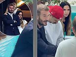 David Beckham jets to New York with son Romeo to attend Victoria’s pop-up fragrance launch after she consoled her heartbroken husband during England’s World Cup defeat