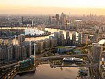 Dubai developer plans £2.5billion new town in east London: 5,000 homes and public park could be built opposite the O2 on banks of River Thames
